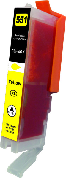 Alternativa Color X  CLI-551XL - inkoust yellow pro Canon Pixma iP7250, MG5450, MG6350, 13ml